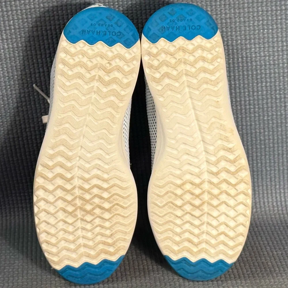 Cole Haan Women’s GrandPro Tennis Classic Sneakers White/Blue Size 6.5‎
